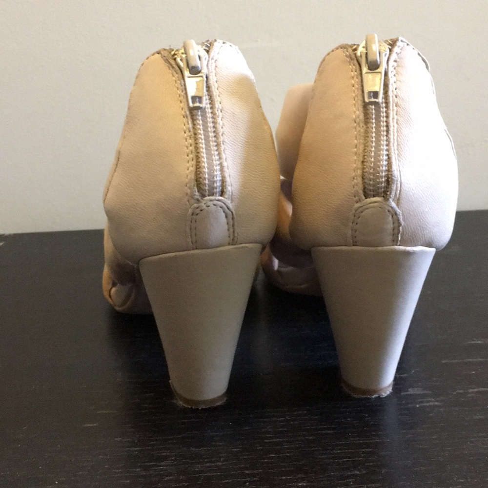 Jeffrey Campbell Stacked Heel Sandals - sz 8.5 - Picture 9 of 14